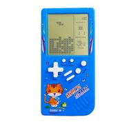 TAQY Cute Cat Pattern Block Game Console 23 Brick games Racing/Tank battle Retro Mini game machine Children's game console 70/80/90's Nostalgic Gifts Puzzle Toy Handheld Portable game device (Blue)