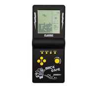 TAQY Retro Classic Block Game Console Multiple games Adjustable level/speed Handheld Porable console Brick game/racing/tank battle Puzzle game Electronic toys Children/friends (Black)
