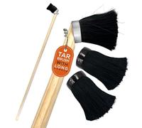 Tar Paint Brush Long Handled with 2 Replacement Heads - Tar Brush for Bitumen Paint, Resin, and Tar - For Decking, Roofing, Siding, and Asphalt Repair Paint Brushes Ceiling Paint Tool