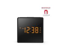TAR4500 Dual Alarm FM Clock Radio USB-C Charging Port Philips Black One Size