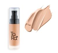 TaRa Foundation Full Coverage Flawless Oil Control Natural Matte Finish Liquid Formula Blendable Long Lasting Makeup Concealer Cream - 30ml (Warm Peach, Pack of 1)