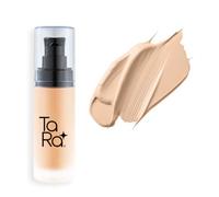 TaRa Foundation Full Coverage Flawless Oil Control Natural Matte Finish Liquid Formula Blendable Long Lasting Makeup Concealer Cream - 30ml (Porcelain, Pack of 1)