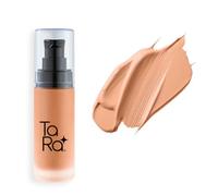TaRa Foundation Full Coverage Flawless Oil Control Natural Matte Finish Liquid Formula Blendable Long Lasting Makeup Concealer Cream - 30ml (Warm Sun, Pack of 1)