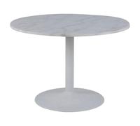 taraji marble round dining table in white guangxi