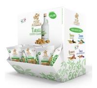 Taralli Classici with Extra Virgin Olive Oil (40 x 35g). Italian savoury biscuits. Perfect as a pub snack with a glass of wine or beer.