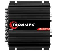 Taramps TS 400x4 Black Car Audio Amplifier - 400W RMS 4-Channel Class D, 2 Ohms, High Level Input, RCA