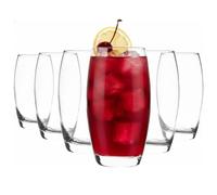 TaranNova Tumbler Water Glasses/Juice Drinking Glasses/Highball Glass-510 ml/Tall Drinking Glasses/Set of 6 Glasses