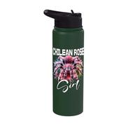 Tarantula Chilean Rose Tarantula Girl Spider Stainless Steel Insulated Water Bottle