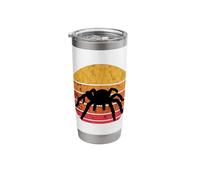 Tarantula Insects Bug Lover Retro Vintage Sunset Stainless Steel Insulated Tumbler
