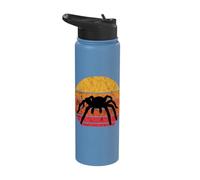 Tarantula Insects Bug Lover Retro Vintage Sunset Stainless Steel Insulated Water Bottle