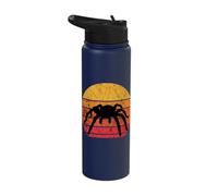 Tarantula Insects Bug Lover Retro Vintage Sunset Stainless Steel Insulated Water Bottle