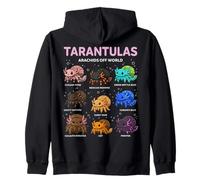 Tarantula Species Chilean Rose Mexican Redknee Zip Hoodie