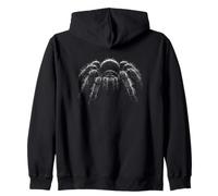 Tarantula spider dark night halloween design Zip Hoodie