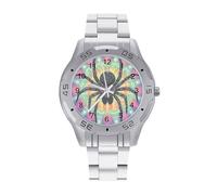 Tarantula Spider Web Business Stainless Watch Fashion Designer Wristwatch Easy Reader Analog Watches Gifts for Men