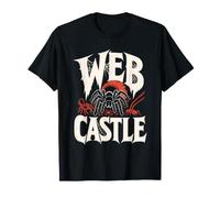 Tarantula Spider Web Castle Grunge T-Shirt