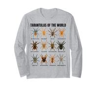 Tarantulas of The World Spider Species Arachnid Lovers Long Sleeve T-Shirt