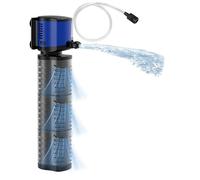 Tararium 2500L/H Submersible Pond Pump - Water Management System for 350-1100L Ponds/Aquariums - 8ft Lift, Sponge Filter & Dry Burn Protection | Quiet 4-in-1 for Hydroponics/Cold Plunge
