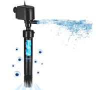 Tararium Internal Aquarium Filter for 120-400L Fish Tanks with 1200L/H Submersible Pump and 5W U-V Lamp for Tropical & Coldwater Aquariums