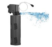 TARARIUM Internal Fish Tank Filter for 150-560 Litre Tank Bio Sponge Aquarium Filter Powerful Submersible Water Pump with Aeration Large Tank Turtle Garden Pond Wave Maker for Cold Water Tropical Fish