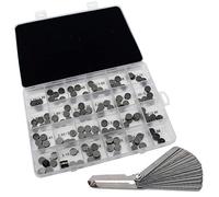 TARAZON 9.48mm Motorcycle Valve Shims Kit for Kawasaki KX450F 06-18/KLX450R 08-09/1.20mm-3.50mm/0.05mm increments/each size 3 pieces,Free Feeler Gauge