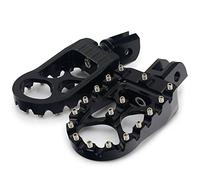 TARAZON CNC MX Wide Fat Foot Pegs Footpegs For Harley Softial M8 Fat Bob FXFB FXFBS Fat Boy FLFB FLFBS Lower Rider FXLR FXLRS Breakout FXBR FXBRS 107 114 2018-2023 2019 2020 2021 2022 Black