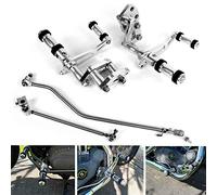 TARAZON Polished Silver Forward Controls for Harley Davidson Sportster 883 1200 2004-2013