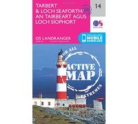 Tarbert & Loch Seaforth / An Tairbeart Agus Loch Sìophort Map | Weatherproof | Ordnance Survey | OS Landranger Active Map 14 | Scotland | Walks | Cycling | Days Out | Maps | Adventure