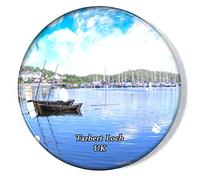 Tarbert Loch UK Fridge Magnet Refrigerator Freezer Magnet Souvenir Decoration Magnet Sticker Glass Crafts