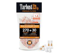 Tarbust 270+30 Cigarette Filters for Slim, Extra Slim and Roll Up
