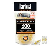 Tarbust 600 Cigarette Filters Tips for Regular and King Size, Smart Tar Filters for Cigarettes, 600 Plastic Compatible with 8mm Mouthpiece for Smoking