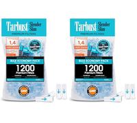 Tarbust Slender 1200 Cigarette Filters Tips for Slender Size, Smart Tar Filters for Cigarettes, 1200 Plastic Compatible with 6.6-7.1mm Mouthpiece for Smoking (Pack of 2)