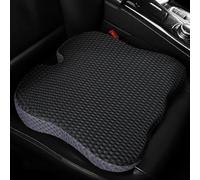 TARCIN Car Wedge Seat Cushion for Tesla Model S/Model X/Model Y/Model 3, Booster Seat Cushion Memory Foam Coccyx Orthopedic Seat Cushion,- Black