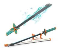 Tarcury Kochou Shinobu Anime Sword Building Kit, 782-Piece Katana Model with Scabbard and Stand, 38.4-Inch Cosplay Accessory for Building Bricks Enthusiasts
