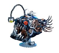 Tarcury Mechanical Lantern Fish Model Kit with LED Light, DIY Building Toy Construction Set, Educational STEM Mythical Creatures Building Blocks for Kids Adults Age 8+, 1038 PCS