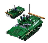 Tarcury Military Army Set Building Block, 1:35 Scale BMP-2 Infantry Fighting Vehicle Model with 738 PCS and 3 Toy Soldiers, for Kids and Adults