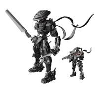 Tarcury The Snake Eyes Building Kit, 1053 PCS Construction Toys with Two Forms Gun or Blade Model, Creative Assembly Block Set, Collectible Display Model for Adults and Kids Age 8+