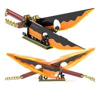 Tarcury Uzui Tengen Anime Double Blade Katana Building Kit, 82 in, 1478 Pieces, Suitable for Adults and Kids 8+