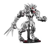 Tarcury Werewolf Building Blocks Set, Werewolf of The Night with Display Stand, 2025 Mechanical Night Wolf Collectible for Fans - 813 PCS