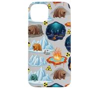 Tardigrade Extreme Environment Survival Water Bear Pattern Case for iPhone 15 Plus
