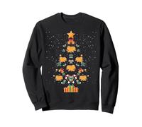 Tardigrade Water Bear Microbiology Christmas Tree Xmas Sweatshirt