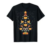 Tardigrade Water Bear Microbiology Christmas Tree Xmas T-Shirt