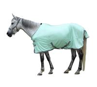 TARFEPA Horse Fly Sheet Lining, Breathable Mesh Horse Sheets, Equine Summer Sheets UV Protection, Bug Mosquito FlySheet for Stable, Pasture, Barn - Standard Neck - Mint Green 84"