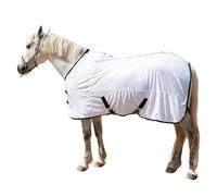 TARFEPA Horse Fly Sheet Lining Horse Sheets, Equine Summer Sheets, Bug Mosquito FlySheet for Stable, Pasture, Barn - Standard Neck - White 78"