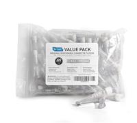 TarGard Original Disposable Cigarette Filters Remove Tar Without Changing the Draw or Flavor of Your Cigarette (100 Piece Bulk Bag, Great Value!) (Clear)