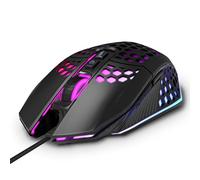 targeal Ergonomic Gaming Mouse - USB Wired Computer Gamer Mice with 8000 DPI Adjustable/Customizable Buttons/RGB Backlit - for Windows 7/8/10/XP, Vista, Linux, PC/Mac/Laptop
