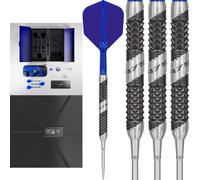 TARGET Darts 975 Ultra Marine 01 24G 97.5% Tungsten Swiss Point Steel Tip Darts Set with K-Flex