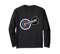 Target and Arrow Vintage Bowmen Archery Sport Lover Long Sleeve T-Shirt