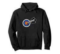 Target And Arrow Vintage Bowmen Archery Sport Lover Pullover Hoodie