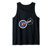 Target and Arrow Vintage Bowmen Archery Sport Lover Tank Top