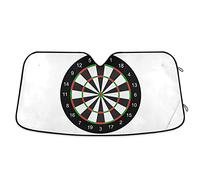 Target Board For Darts Flag Auto Car Front Window Sunshade Windshield Foldable Vehicle Blocker Visor S